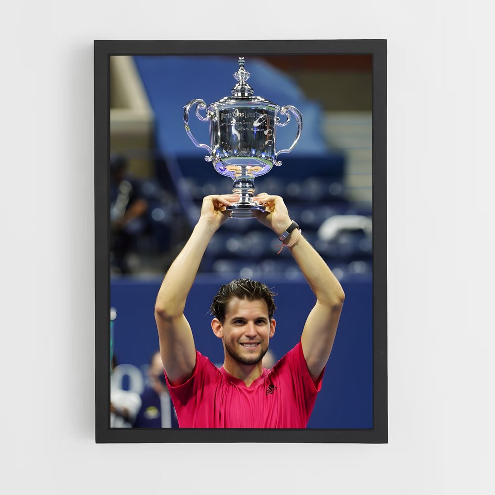 Poster Victoire Thiem – affiche Tennis (vue 2)